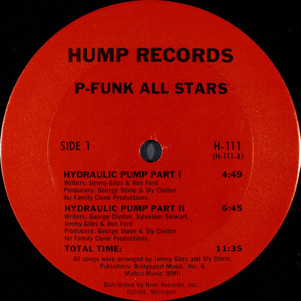 P-Funk All Stars : Hydraulic Pump (12")