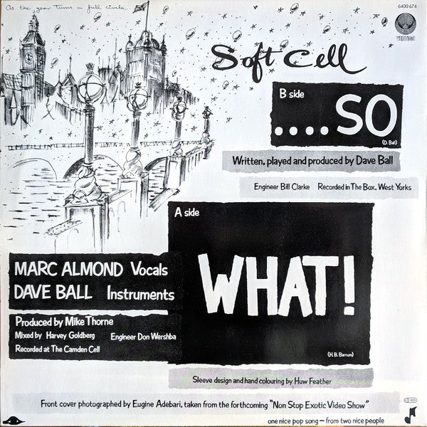 Soft Cell : What! (12", Maxi, RP)