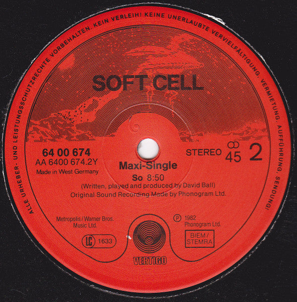 Soft Cell : What! (12", Maxi, RP)