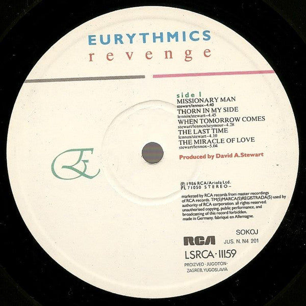 Eurythmics : Revenge (LP, Album)