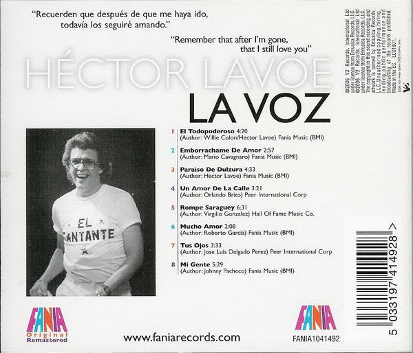 Hector Lavoe : La Voz (CD, Album, RE)