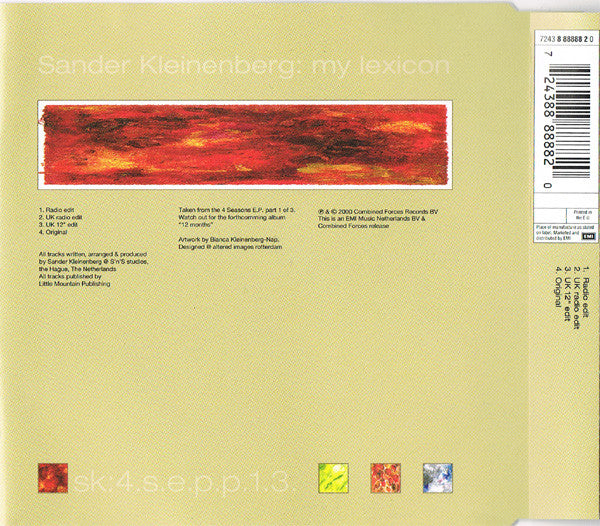 Sander Kleinenberg : My Lexicon (CD, Maxi)