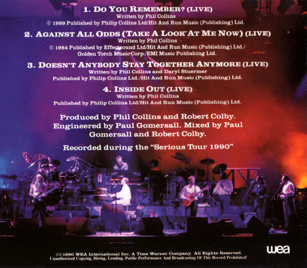 Phil Collins : Do You Remember? (CD, Maxi)
