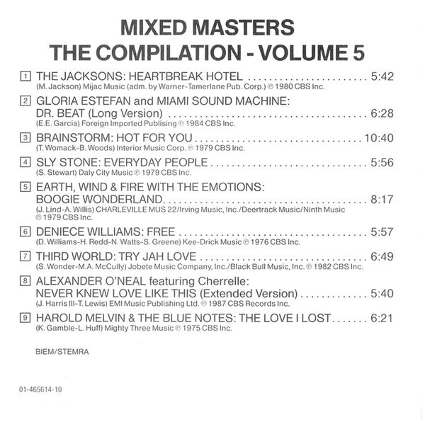 Various : Mixed Masters - The Compilation - Volume 5 (CD, Comp)