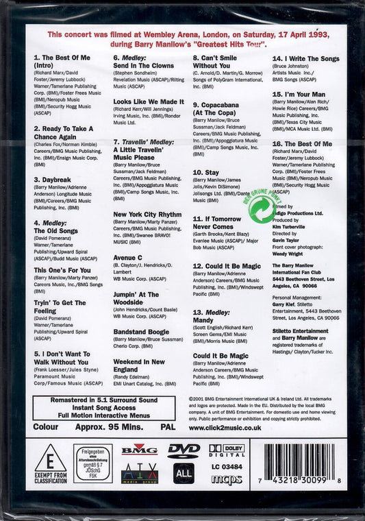 Barry Manilow : The Greatest Hits... And Then Some (DVD-V, RM, Multichannel, PAL, All)