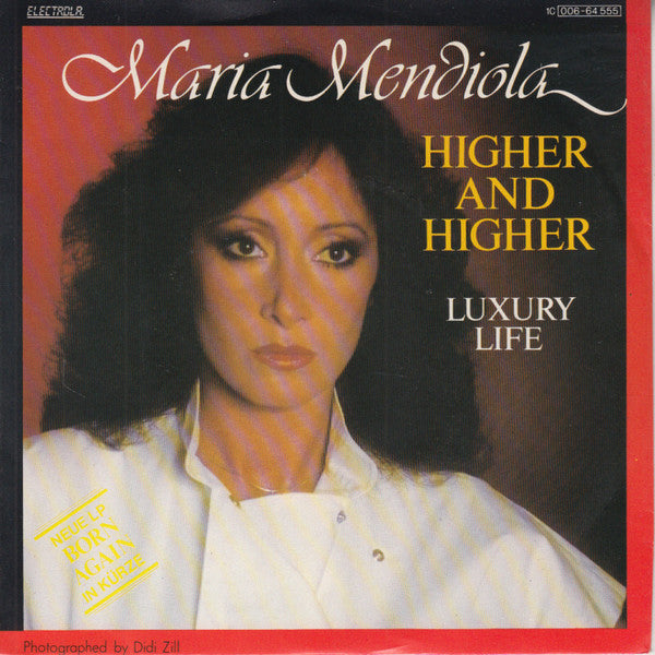 María Mendiola : Higher And Higher (7", Single)