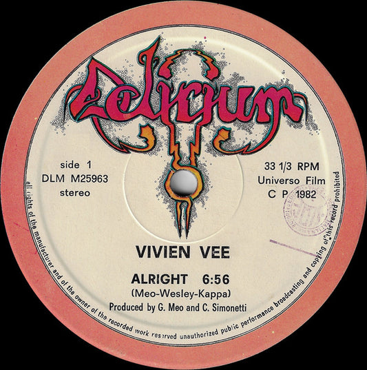 Vivien Vee : Alright (12")