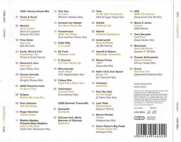 Various : MTV Ibiza 99 (2xCD, Comp)