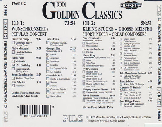 Various : Wunschkonzert = Popular Concert / Kleine Stücke = Short Pieces - Grosse Meister = Great Composers (2xCD, Comp)
