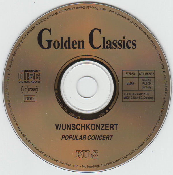 Various : Wunschkonzert = Popular Concert / Kleine Stücke = Short Pieces - Grosse Meister = Great Composers (2xCD, Comp)