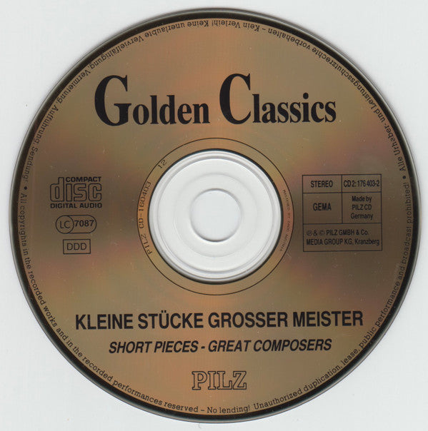 Various : Wunschkonzert = Popular Concert / Kleine Stücke = Short Pieces - Grosse Meister = Great Composers (2xCD, Comp)