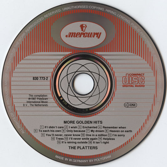 The Platters : More Golden Hits (CD, Comp, RE, RM)