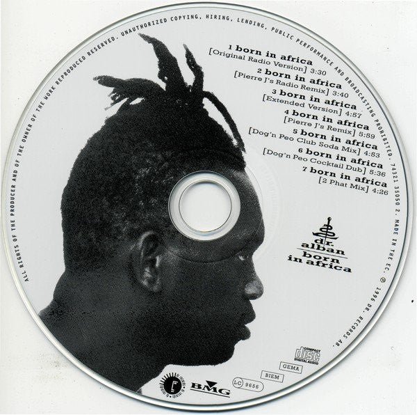 Dr. Alban : Born In Africa (CD, Maxi)