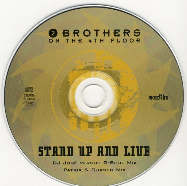 2 Brothers On The 4th Floor : Stand Up And Live (CD, Single)