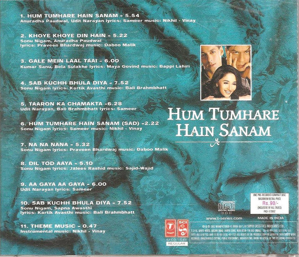 Various : Hum Tumhare Hain Sanam (CD, Comp)