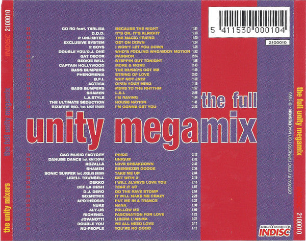 The Unity Mixers : The Full Unity Megamix (CD, Mixed)