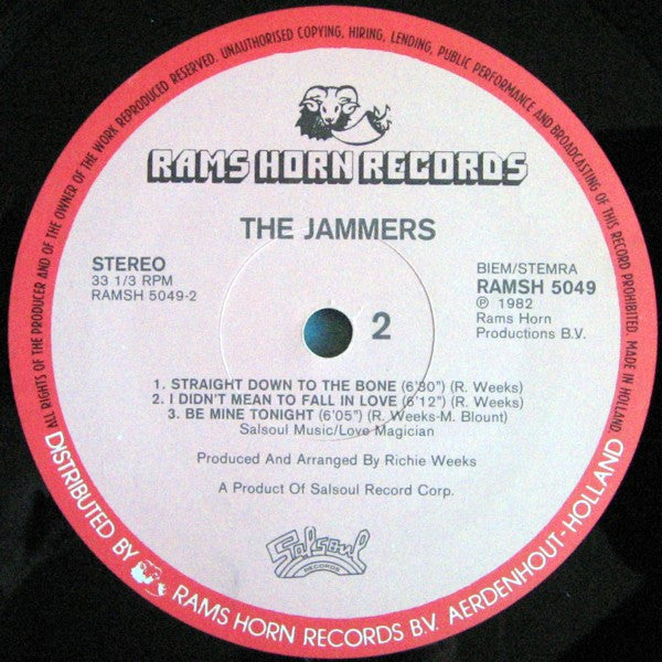 The Jammers : The Jammers (LP, Album)