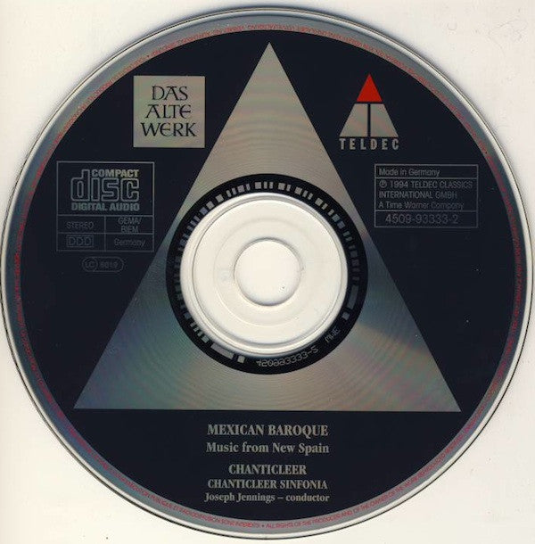 Chanticleer, Chanticleer Sinfonia : Mexican Baroque (Music From New Spain) (CD, Album)