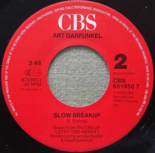 Art Garfunkel : So Much In Love (7", Single)