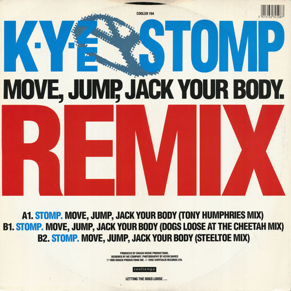 K-Yze : Stomp (Move, Jump, Jack Your Body) (Remix) (12")