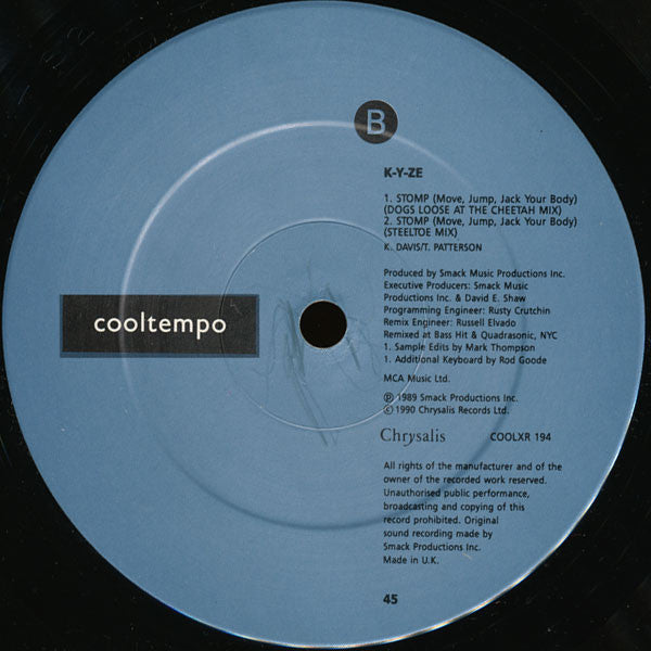 K-Yze : Stomp (Move, Jump, Jack Your Body) (Remix) (12")