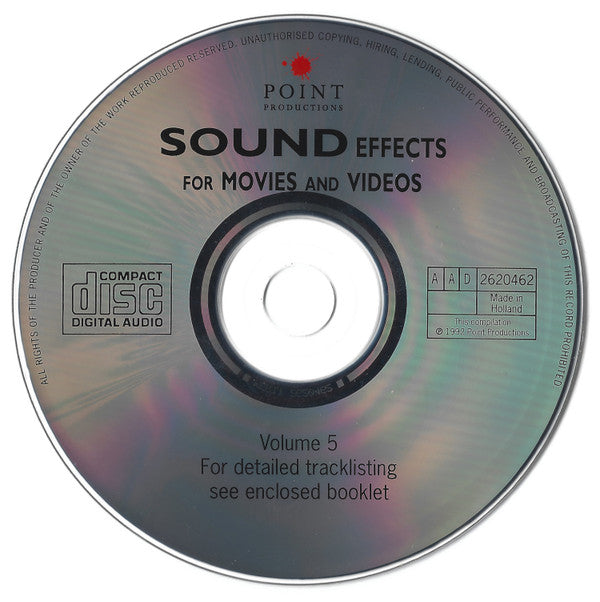 No Artist : Sound Effects 5 (CD)