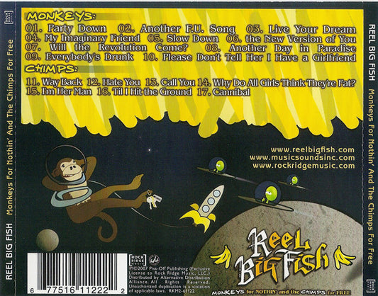 Reel Big Fish : Monkeys For Nothin' And The Chimps For Free (CD, Album + DVD-V)