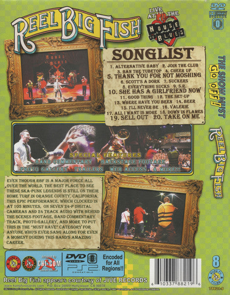 Reel Big Fish : Live At The House Of Blues (DVD-V, Comp)