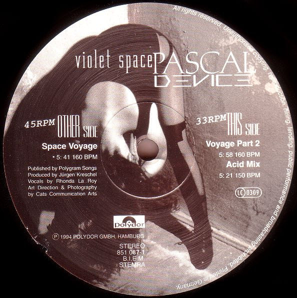 Pascal Device : Violet Space (12")