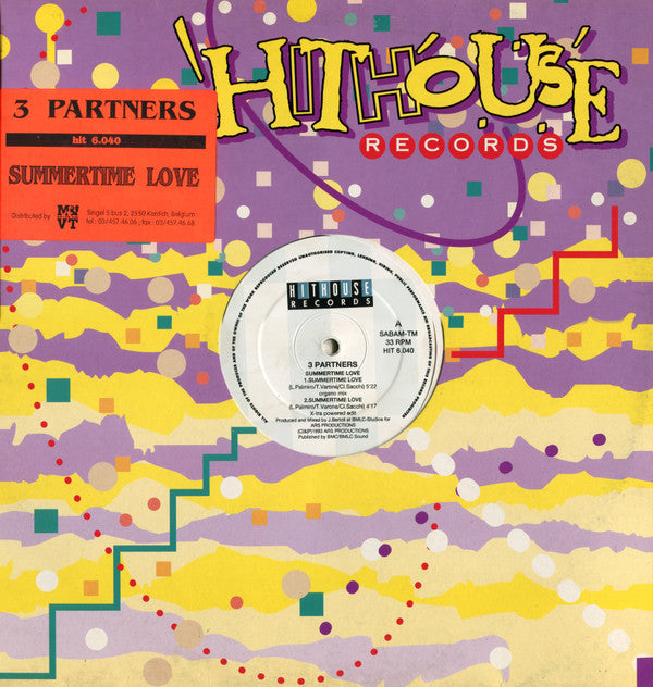 3 Partners : Summertime Love (12")