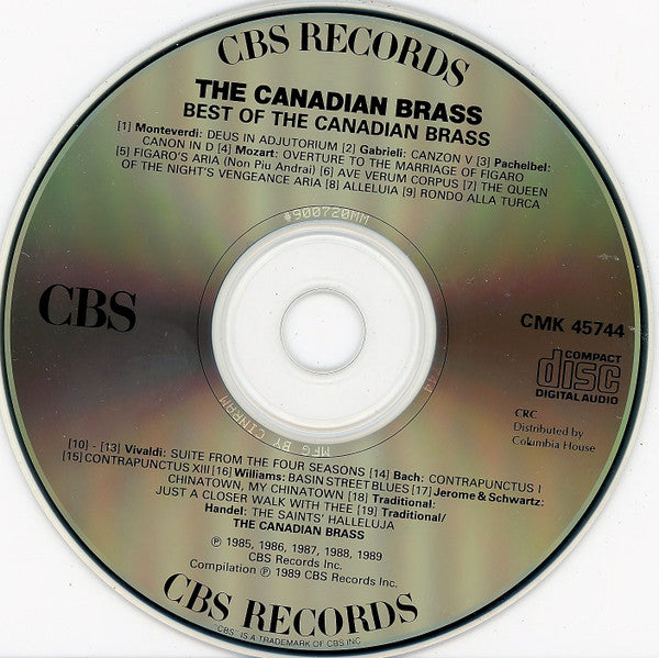 The Canadian Brass : Best Of The Canadian Brass (CD, Comp)