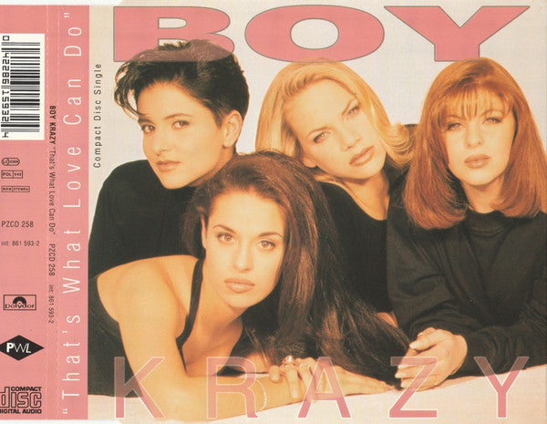 Boy Krazy : That's What Love Can Do (CD, Single)