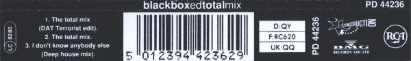 Black Box : Blackboxedtotalmix (CD, Single)