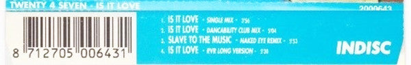 Twenty 4 Seven Featuring Stay-C And Nance : Is It Love (CD, Maxi)