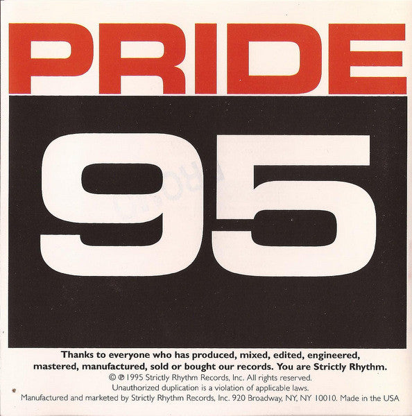 Lil' Louis : Pride 95 (CD, Mixed)
