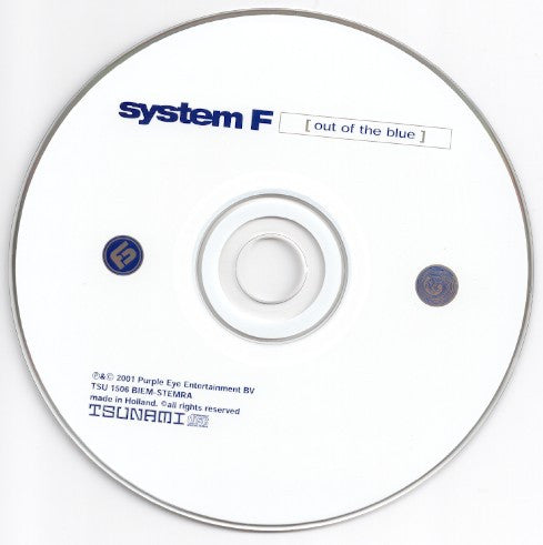 System F : Out Of The Blue (CD, Album)
