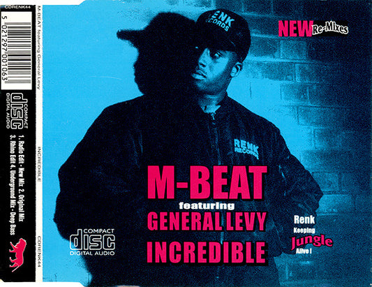 M-Beat Featuring General Levy : Incredible (New Re-Mixes) (CD, Single)