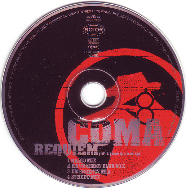 Coma feat. LTG : Requiem (Of A Junkie's Dream) (CD, Maxi)