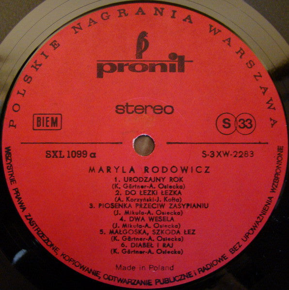 Maryla Rodowicz : Rok (LP, Album)