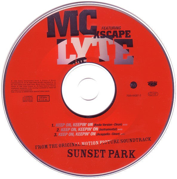 MC Lyte Featuring Xscape : Keep On, Keepin' On (CD, Maxi)