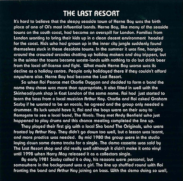 The Last Resort : King Of The Jungle (CD, Comp)