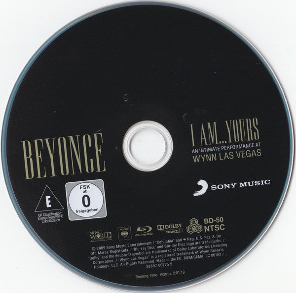 Beyoncé : I Am... Yours: An Intimate Performance At Wynn Las Vegas (Blu-ray, Cop)