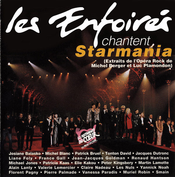Les Enfoirés : Les Enfoirés Chantent Starmania (CD, Album)