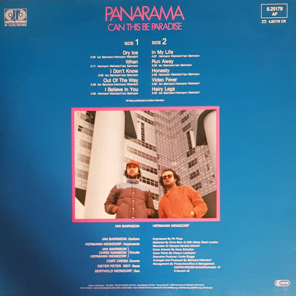 Panarama : Can This Be Paradise (LP, Album, DMM)