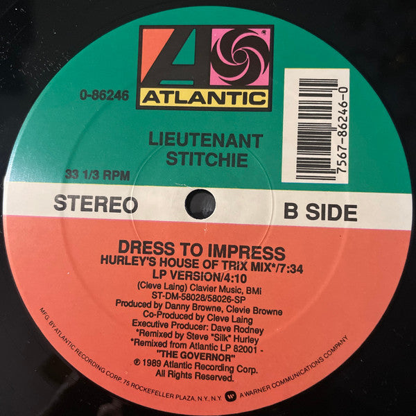 Lieutenant Stitchie : Dress To Impress (12")