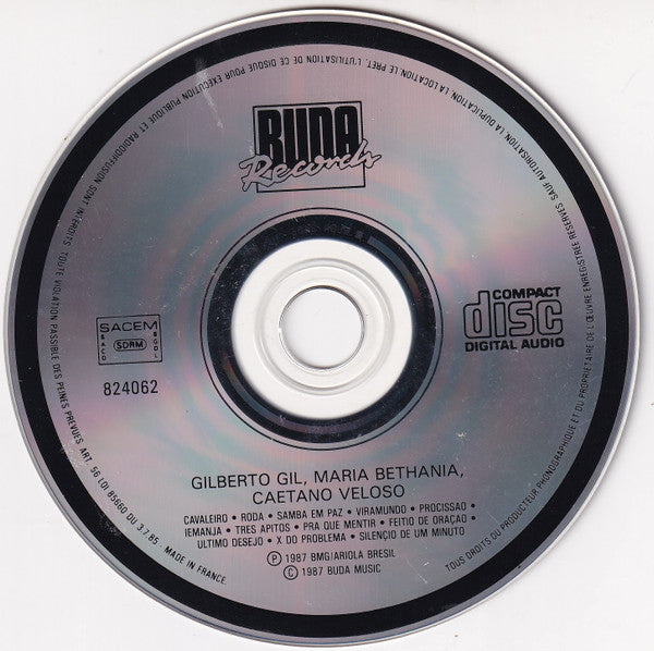 Gilberto Gil / Maria Bethânia / Caetano Veloso : Gilberto Gil / Maria Bethania / Caetano Veloso (CD, Album, Comp)