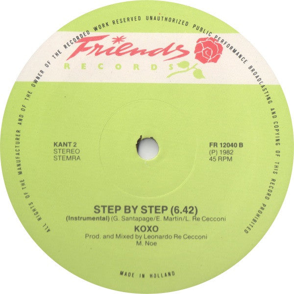 Koxo : Step By Step (12")