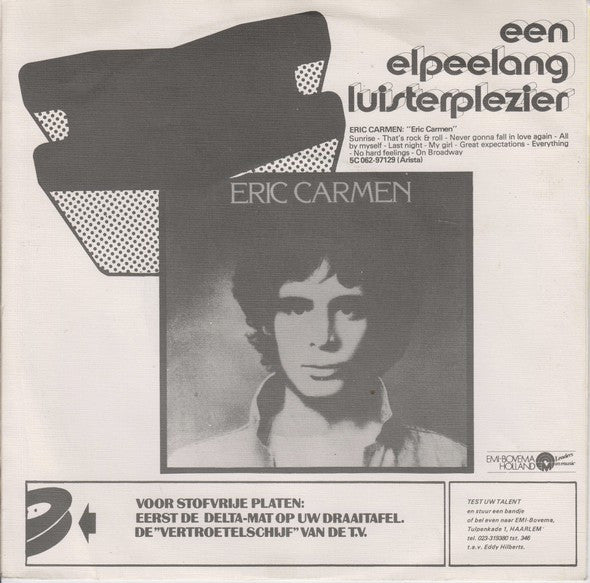 Eric Carmen : Sunrise (7", Single)