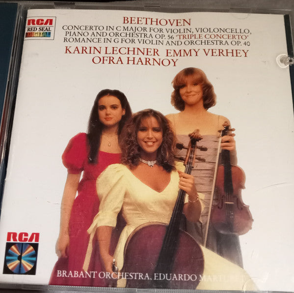 Ludwig van Beethoven, Karin Lechner, Ofra Harnoy, Emmy Verhey : Concerto In C Major For Violin, Violoncello, Piano And Orchestra Op. 56, "Triple Concerto" / Romance In G For Violin And Orchestra Op. 40 (CD)