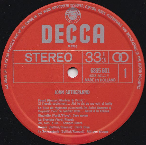 Joan Sutherland : Een Juweel Van Een Stem (LP, Comp)